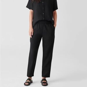 80. Eileen Fisher Organic Linen Ankle Length Pant